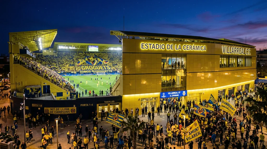 Apuestas Villarreal en la Champions League