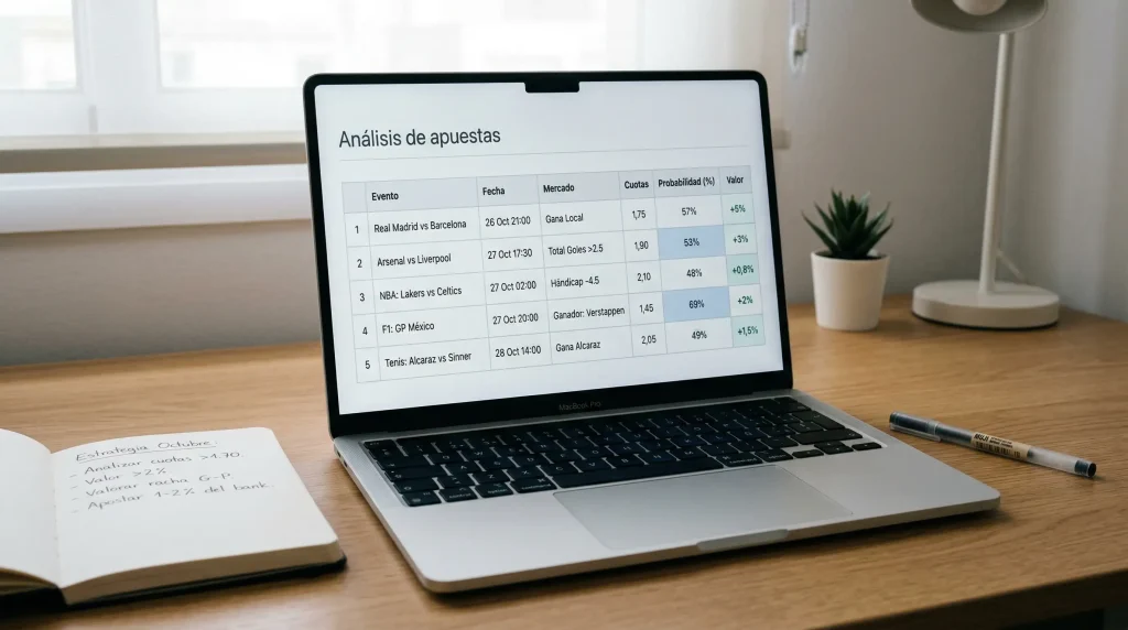 Cómo calcular la probabilidad implícita de las cuotas de apuestas deportivas